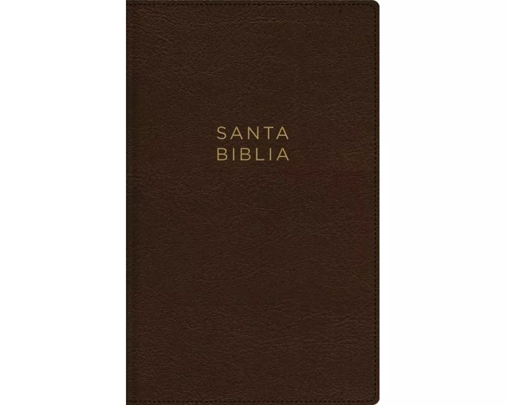 NBLA, Santa Biblia, Ultrafina, Letra grande, Leathersoft, Café, Palabras de Jesús en rojo