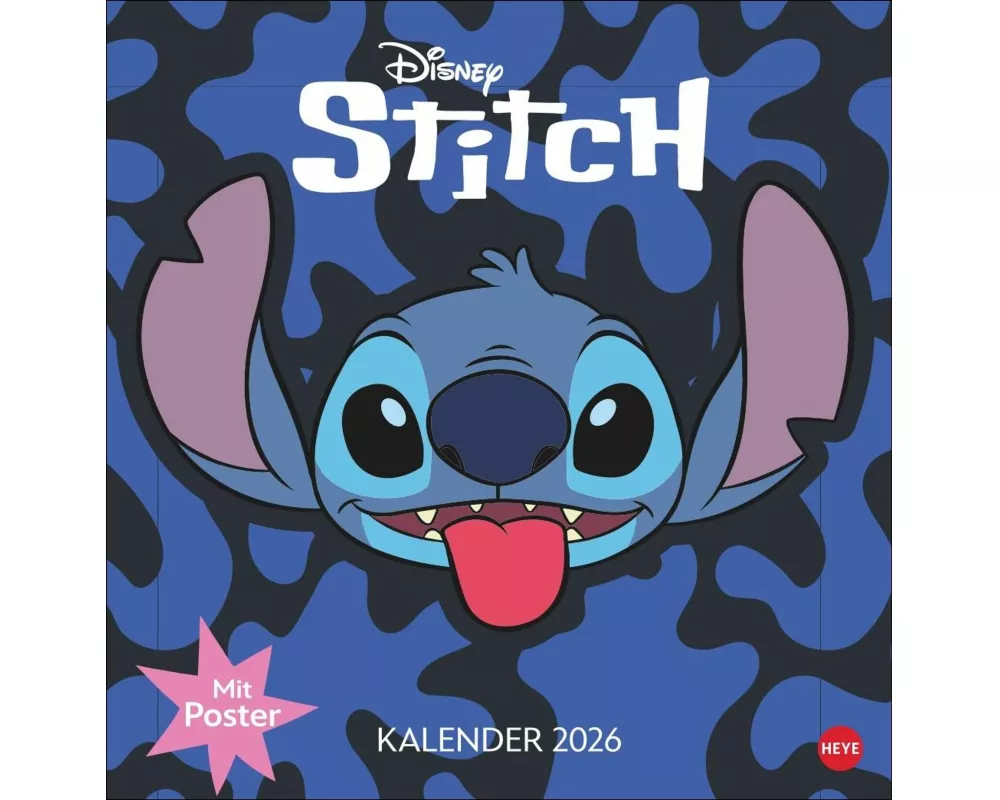 Stitch Broschurkalender 2026