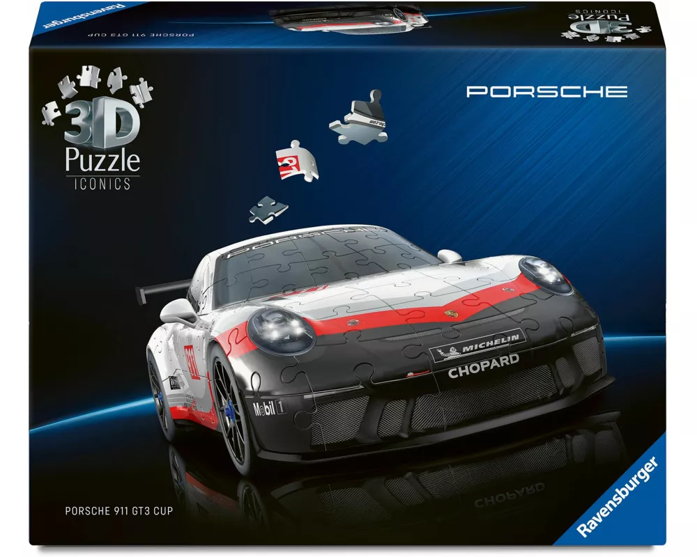 3D Puzzle Iconics: Porsche 911 GT3 Cup