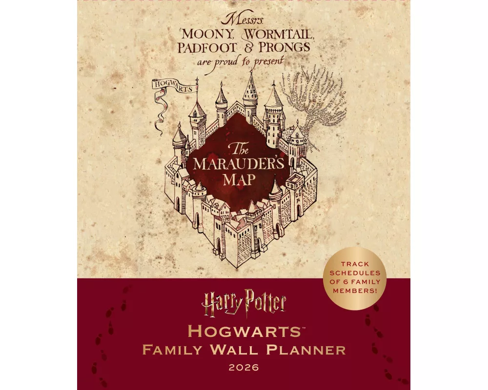 2026 Harry Potter: Hogwarts Family Wall Planner