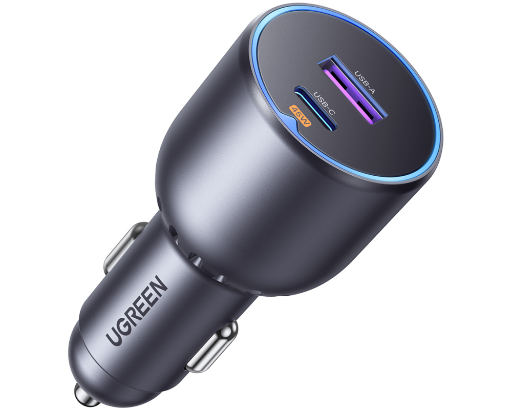 UGREEN Fast Car Charger 63W 2-Port 35023 1x USB-C, 1x USB-A
