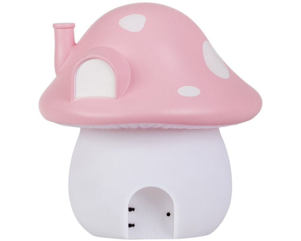 ALLC Nachtlicht mit Sticker NLMUMC24 Mushroom pink 17x19x17cm
