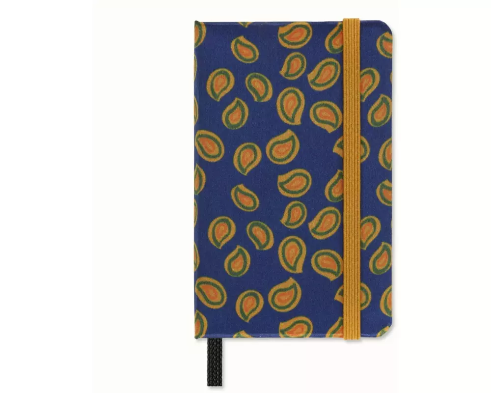 Moleskine Silk Notizbuch, XS, blanko, fester Einband, blau