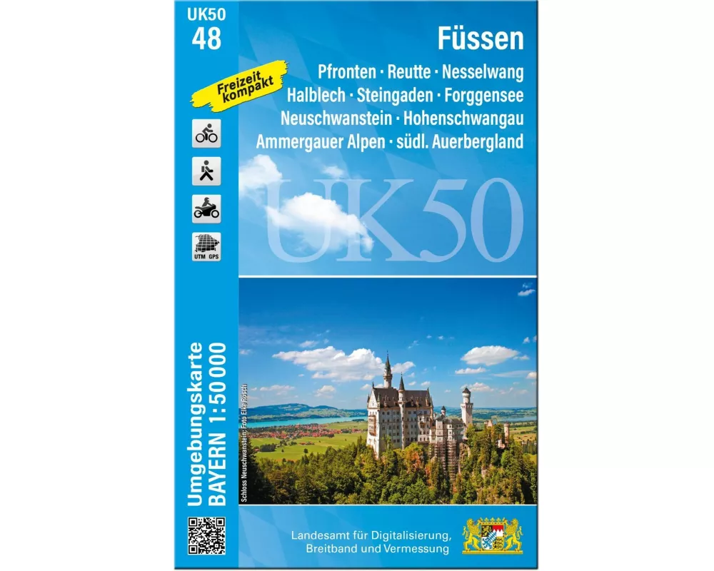 UK50-48 Füssen (Umgebungskarte 1:50000)