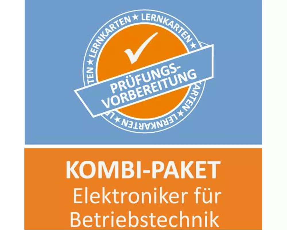 Kombi-Paket Elektroniker für Betriebstechnik Lernkarten
