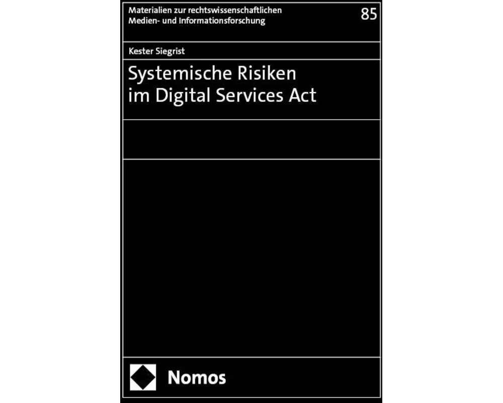Systemische Risiken im Digital Services Act