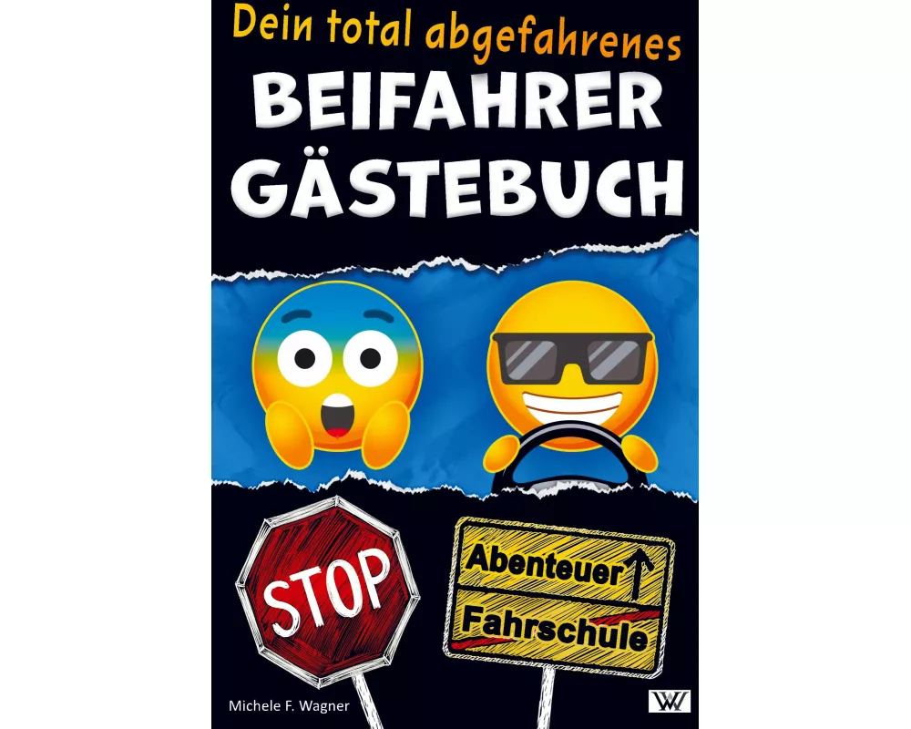 Dein total abgefahrenes BEIFAHRER GÄSTEBUCH - Von Parkkünsten über den besten Song bis zur Snackauswahl im Fahrzeug - hier kannst Du alles bewerten