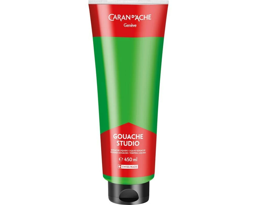 Caran d'Ache Wasserfarbe Gouache Studio 450 ml, Brillantgrün