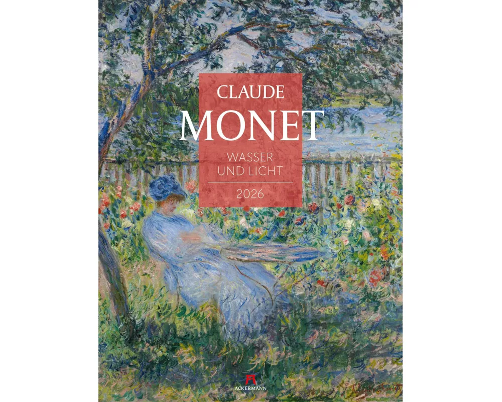 Claude Monet Kalender 2026 | Wasser und Licht
