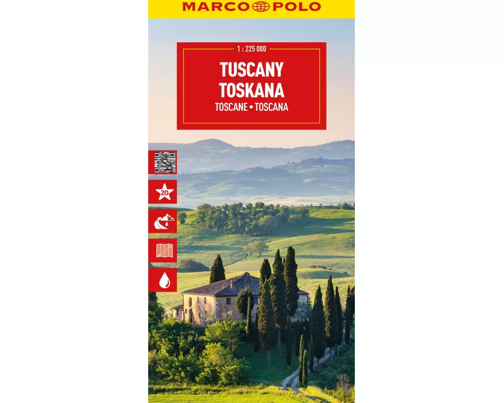 MARCO POLO Reisekarte Italien 07 Toskana 1:225.000