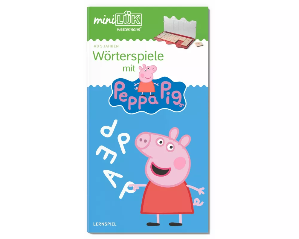 miniLÜK. Kindergarten/Vorschule Wörterspiele mit Peppa Pig