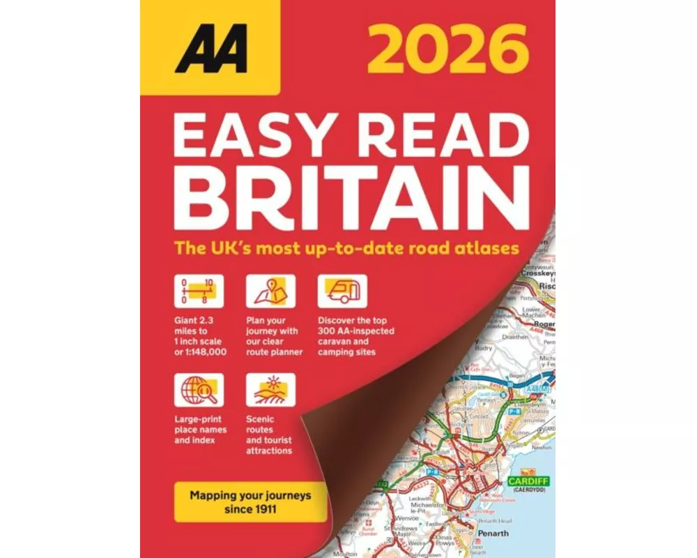 AA Easy Read Atlas Britain 2026