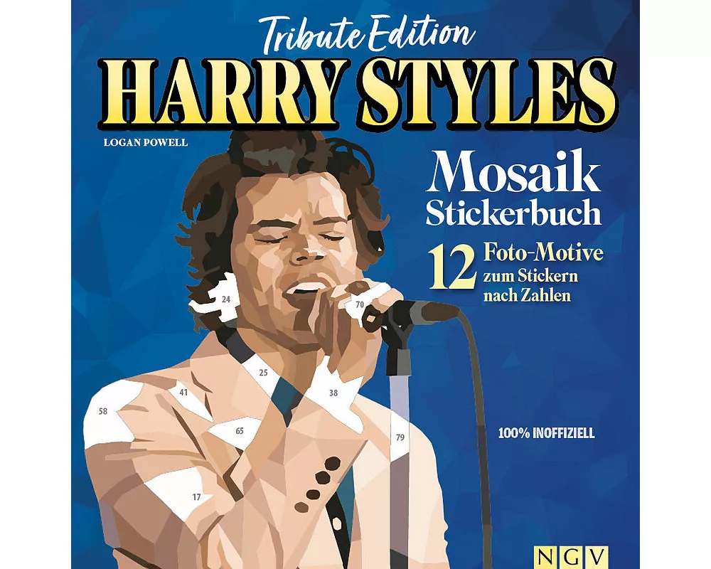 Tribute Edition Harry Styles Mosaik Stickerbuch