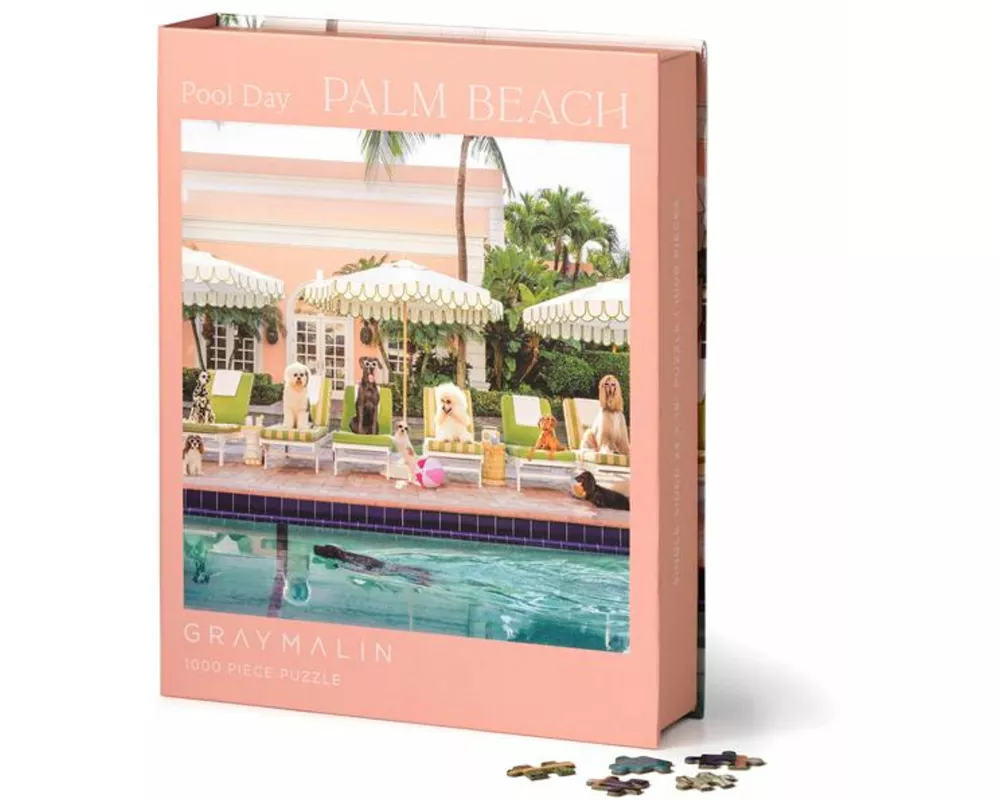 Gray Malin Palm Beach 1000 Piece Book Box Puzzle
