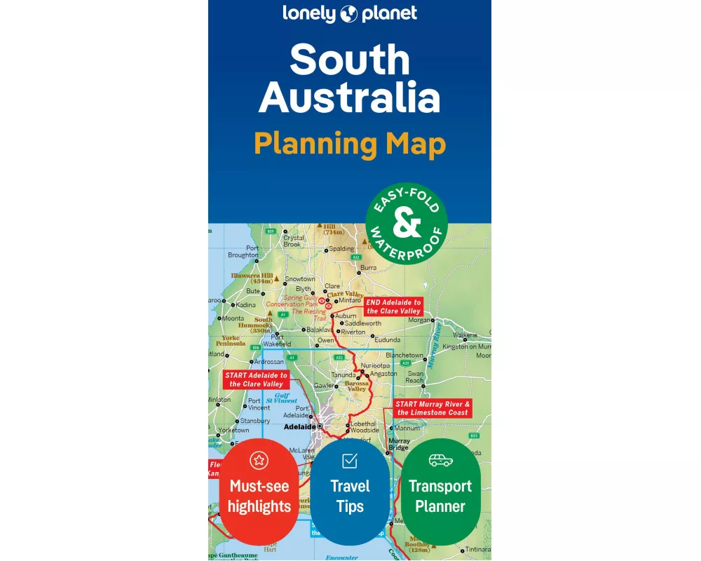 Lonely Planet South Australia Planning Map