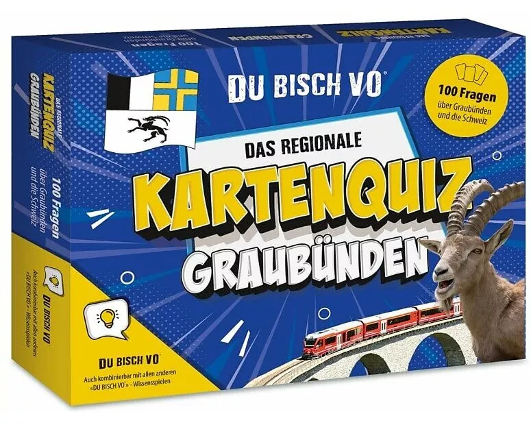 DU BISCH VO Graubünden Quiz - Das Kartenspiel