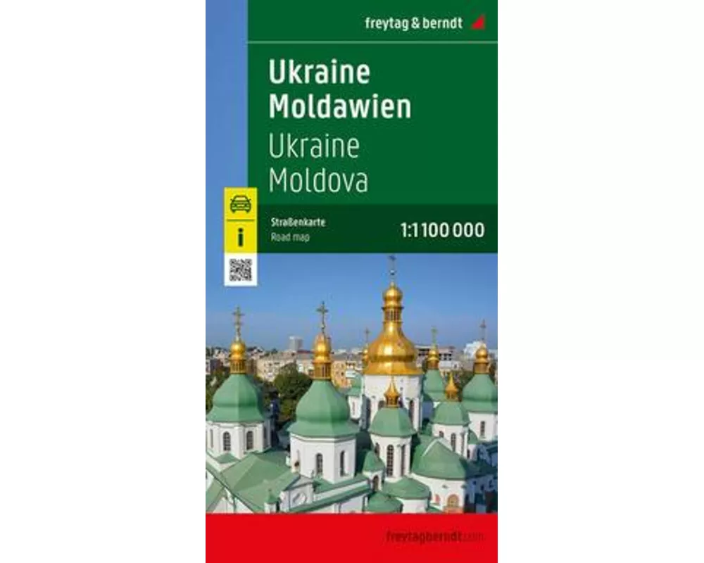 Ukraine - Moldawien, Straßenkarte 1:1.000.000, freytag & berndt
