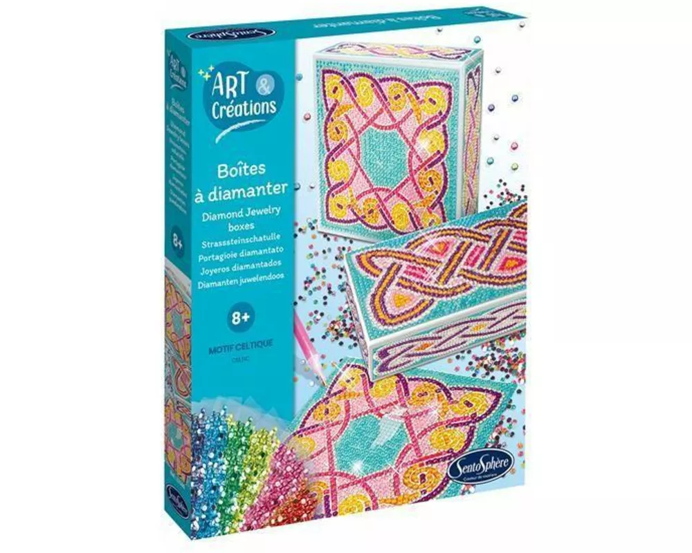 Sentosphere - Strasssteinschatulle Muster