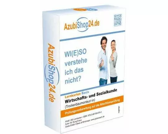 Lernkarten Wirtschafts- und Sozialkunde Trockenbaumonteur