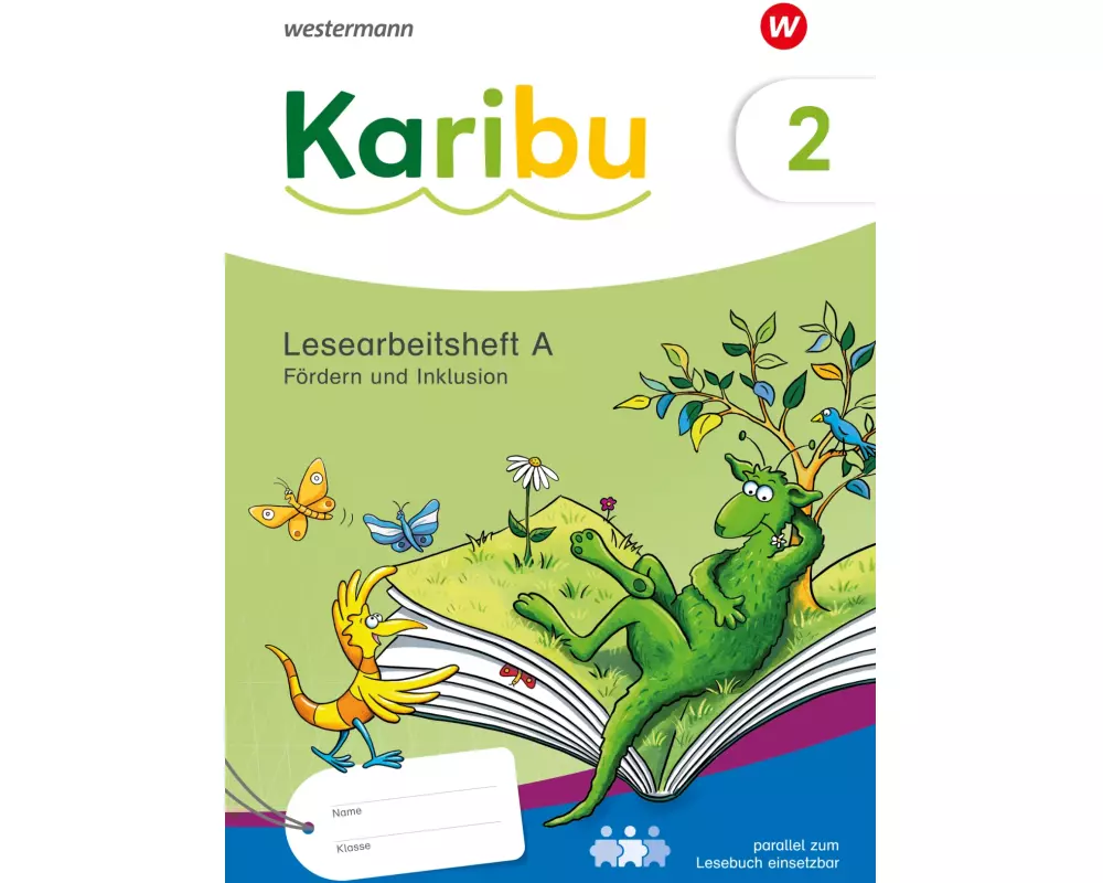 Karibu 2. Lesearbeitsheft Fördern und Inklusion themengleich zum Lesebuch