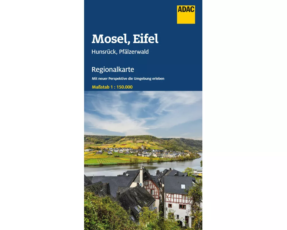 ADAC Regionalkarte 11 Mosel, Eifel, Hunsrück, Pfälzerwald 1:150.000