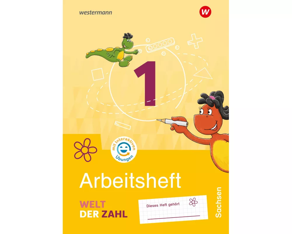 Welt der Zahl 1. Arbeitsheft mit interaktiven Übungen. Für Sachsen