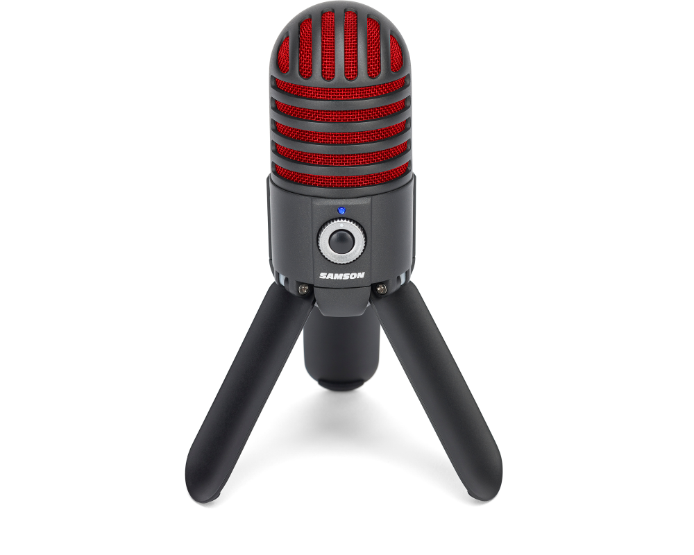 SAMSON Meteor USB Microphone bl/red SAMTRBR Studio Condenser Micro