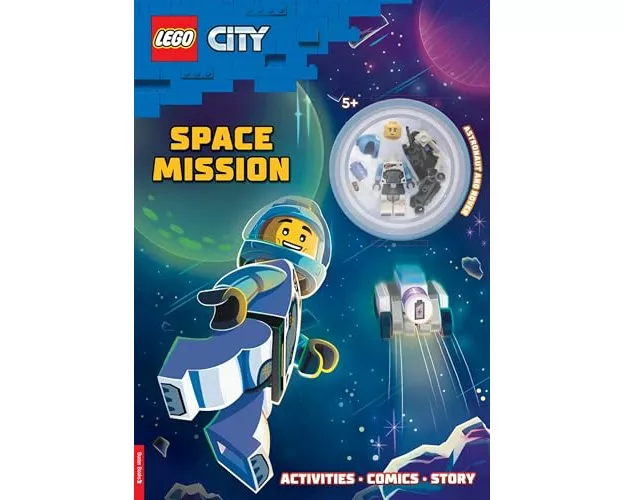 LEGO City: Space Mission Activity Book (with astronaut LEGO minifigure and rover mini-build)