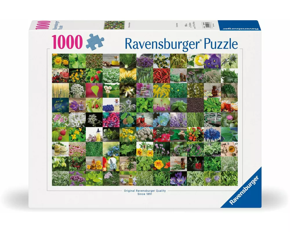 Erwachsenenpuzzle 1000 Teile - 99 Kräuter und Gewürze
