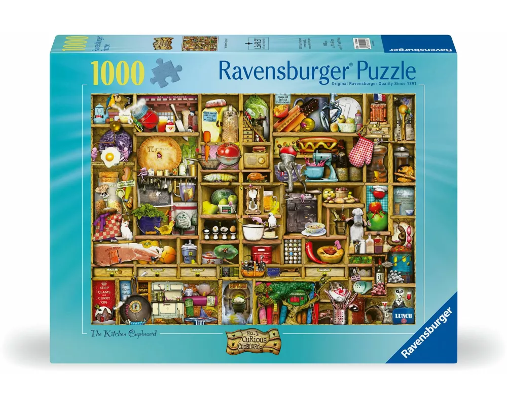 Erwachsenenpuzzle 1000 Teile - Colin Thompson: Kurioses Küchenregal