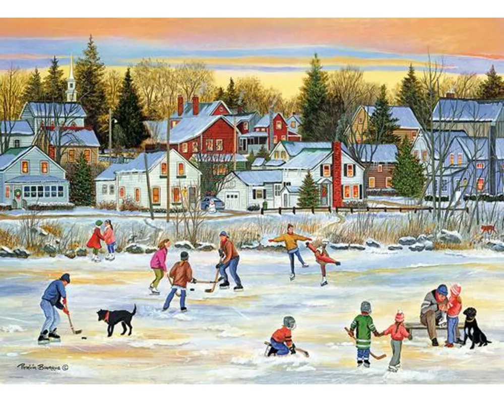 Evening Skating by Bourque