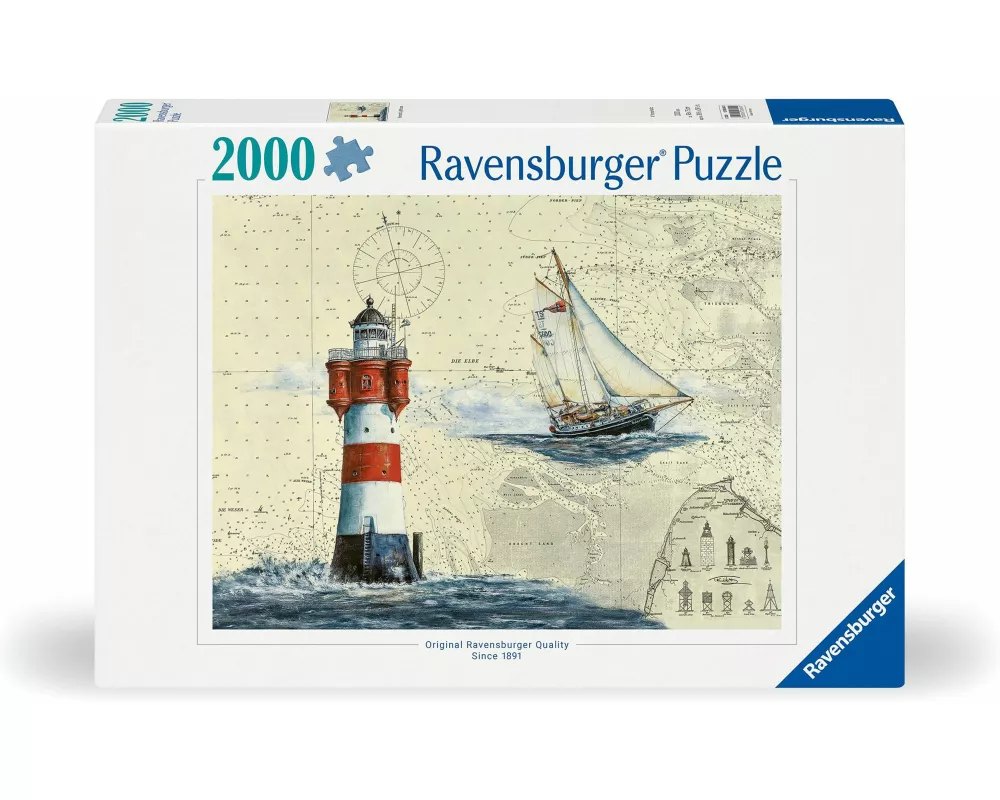 Erwachsenenpuzzle 2000 Teile - Romantischer Leuchtturm