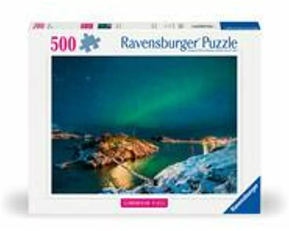 Erwachsenenpuzzle 500 Teile - Nordlichter in Tromsø, Norwegen