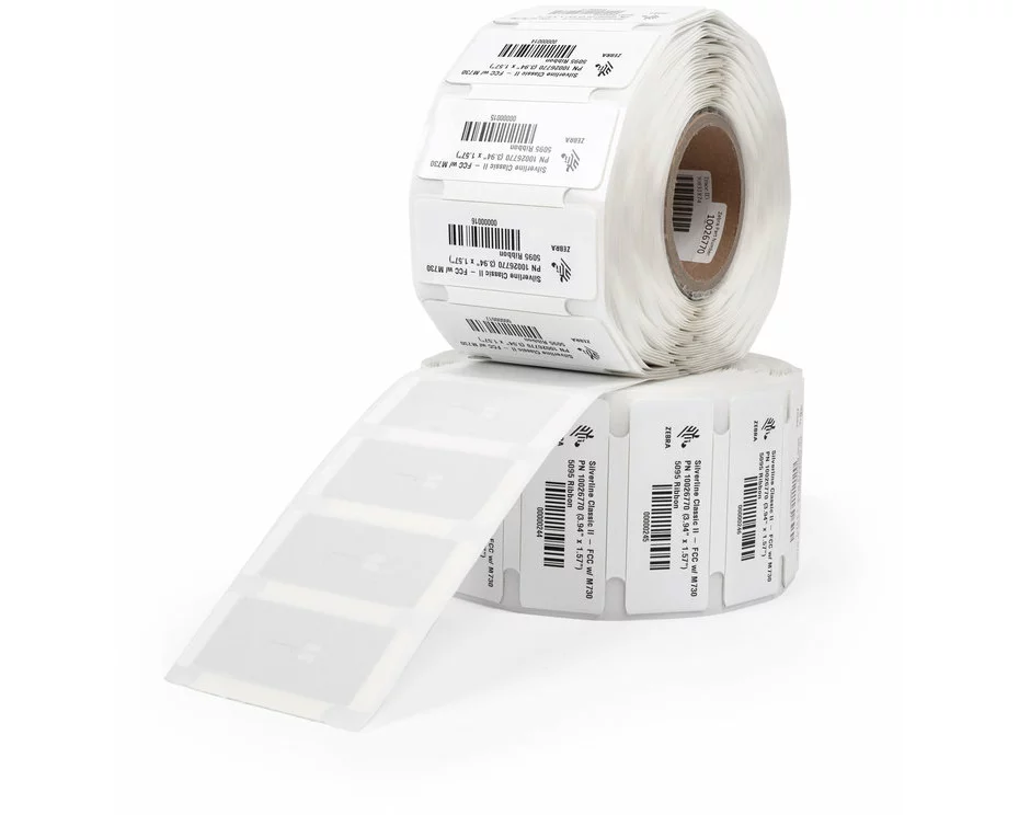 Zebra Silverline Classic II RFID Label Weiß