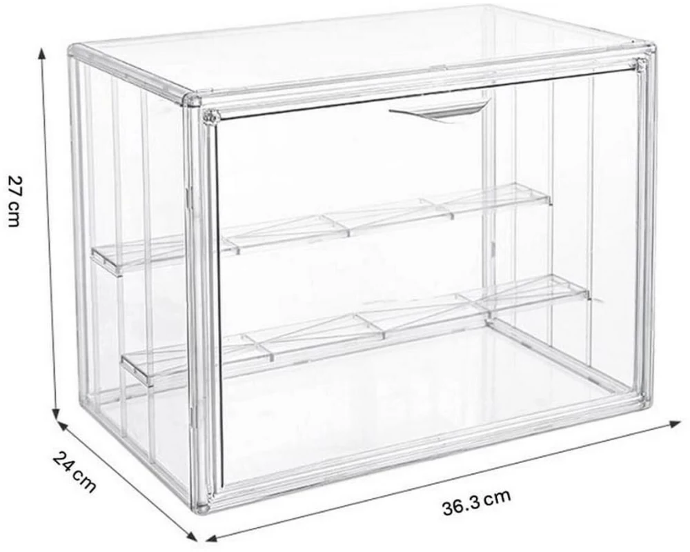 EvoRetro Acryl Box Display Case Figuren Stapelbar