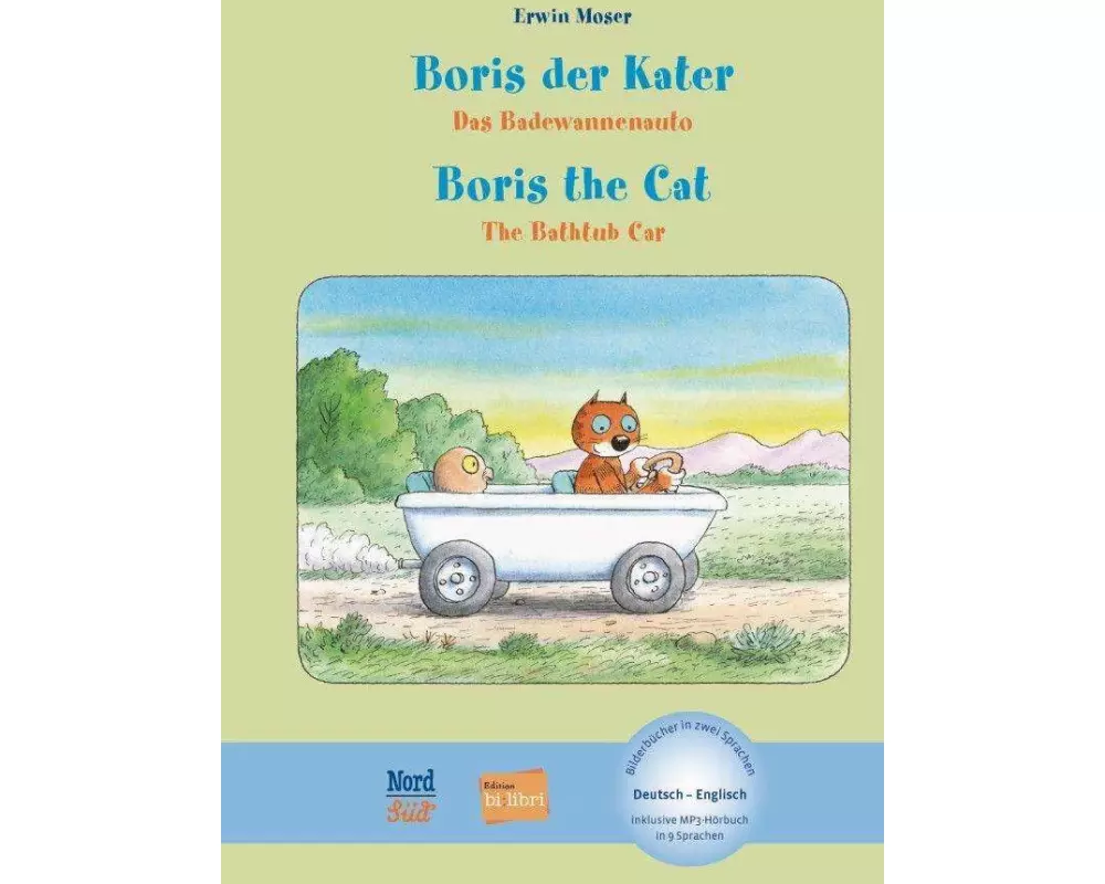 Boris der Kater - Das Badewannenauto (Deutsch-Englisch)