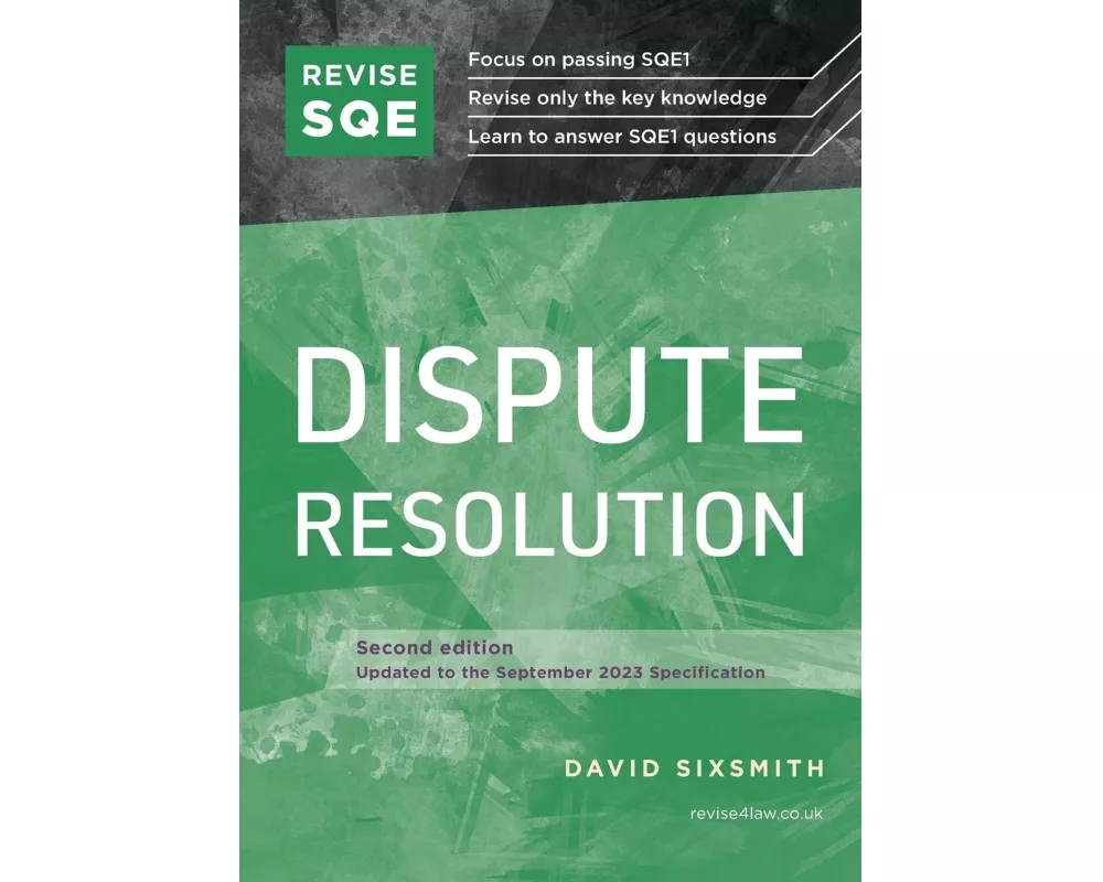 Revise SQE Dispute Resolution
