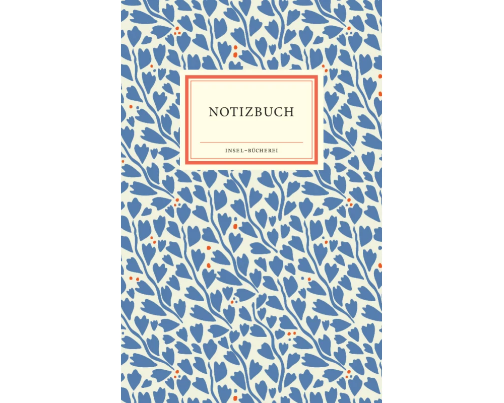 Notizbuch Insel-Bücherei »Blauer Blätterzauber«