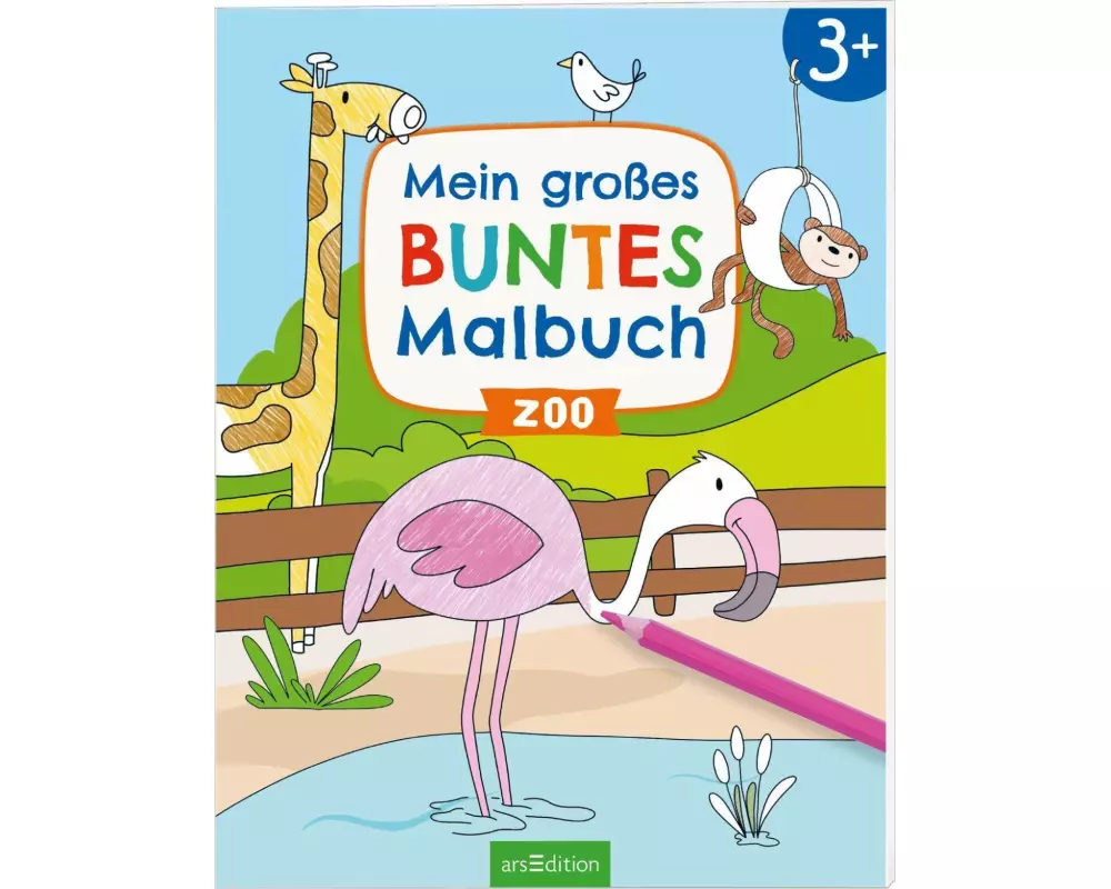 Mein großes buntes Malbuch – Zoo