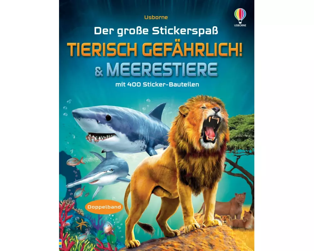 Der große Stickerspaß: Tierisch gefährlich! & Meerestiere
