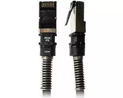 Patchsee Patchkabel RJ-45 - RJ-45 Cat 6A, U/UTP, 0.6 m, Schwarz