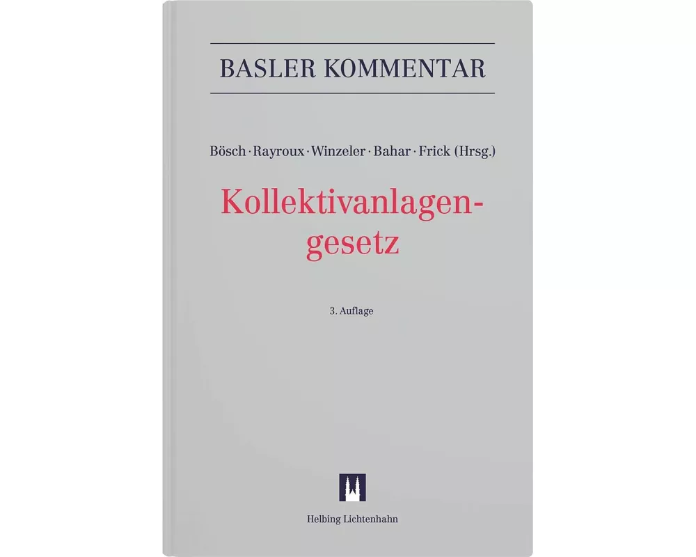 Kollektivanlagengesetz (KAG)