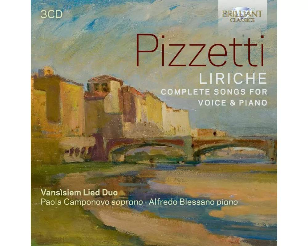 Pizzetti:Liriche,Complete Songs for Voice & Piano