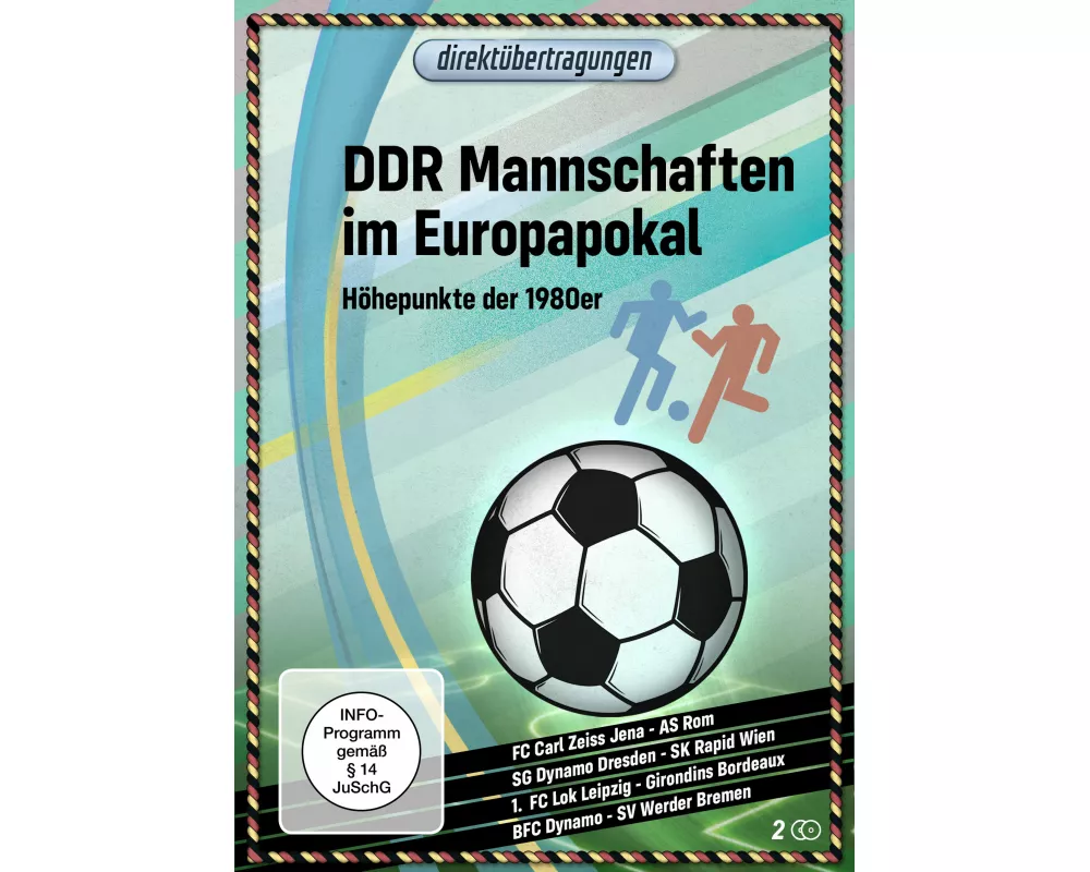 Direktübertragungen - DDR Mannschaften im Europapokal: Höhepunkte der 1980er Jahre