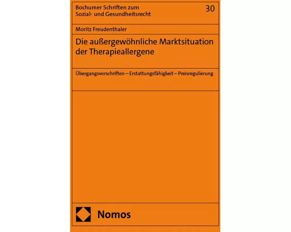 Die außergewöhnliche Marktsituation der Therapieallergene