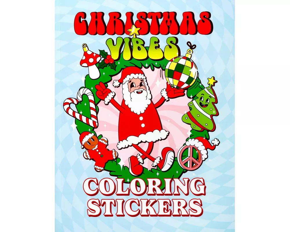 Christmas Vibes Coloring Stickers