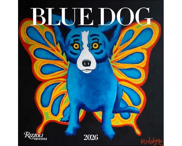 Blue Dog 2026 Wall Calendar