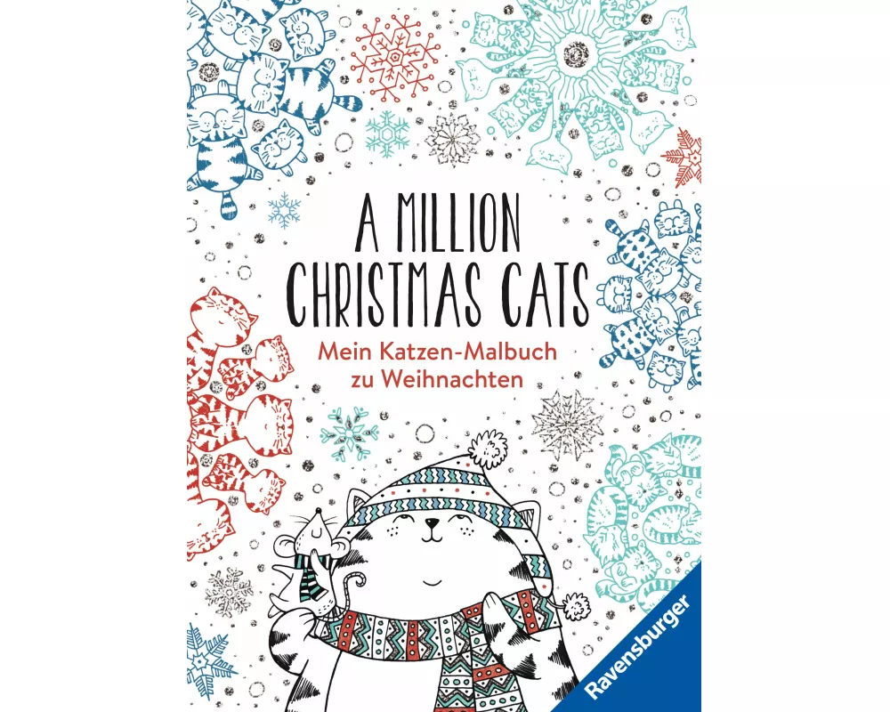 A Million Christmas Cats: Mein Katzen-Malbuch zu Weihnachten
