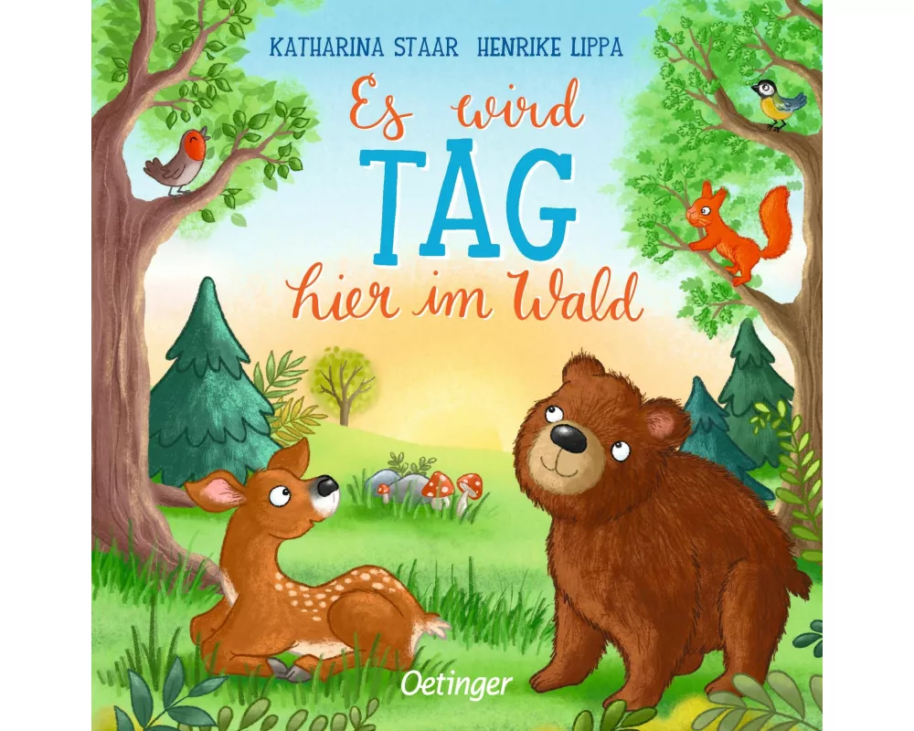 Es wird Tag hier im Wald