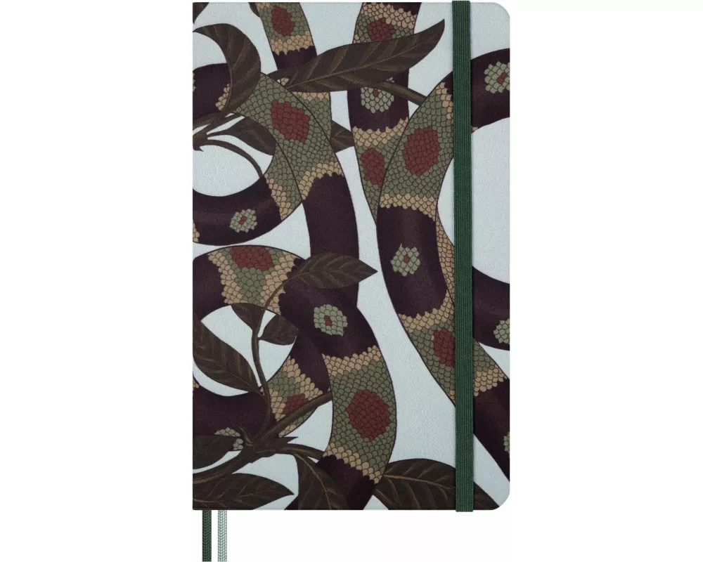 Moleskine Das Jahr der Schlange Blätter Notizbuch, L/A5, fester Einband, liniert, ohne Box